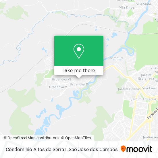 Condomínio Altos da Serra I map