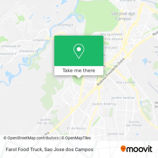 Farol Food Truck map