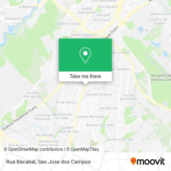 Rua Bacabal map