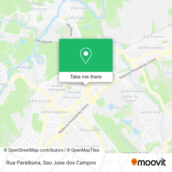 Rua Paraibuna map