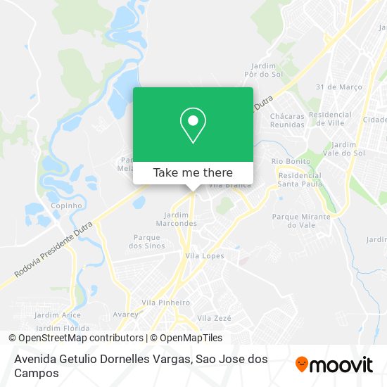 Avenida Getulio Dornelles Vargas map