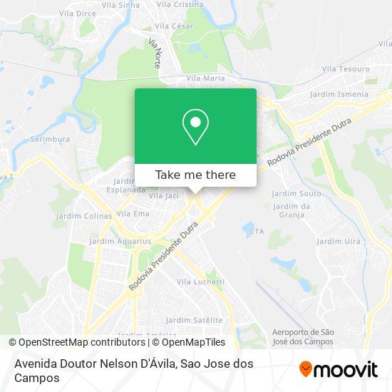 Avenida Doutor Nelson D'Ávila map