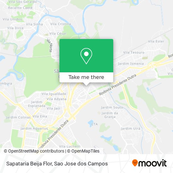 Sapataria Beija Flor map