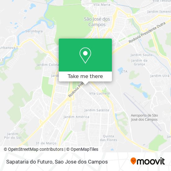 Sapataria do Futuro map