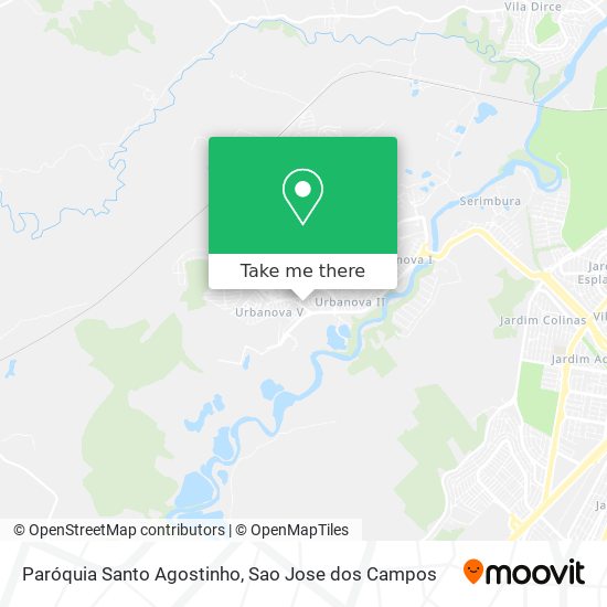 Paróquia Santo Agostinho map