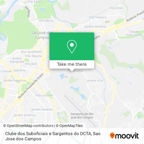 Clube dos Suboficiais e Sargentos do DCTA map