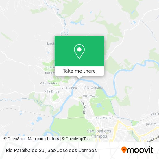 Rio Paraíba do Sul map
