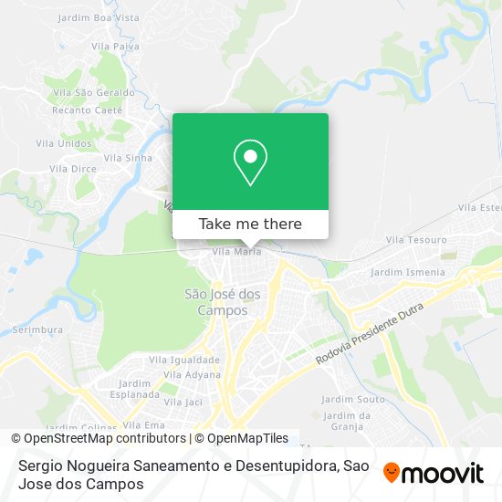 Sergio Nogueira Saneamento  e Desentupidora map