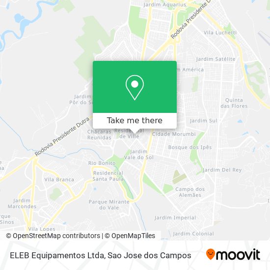 ELEB Equipamentos Ltda map