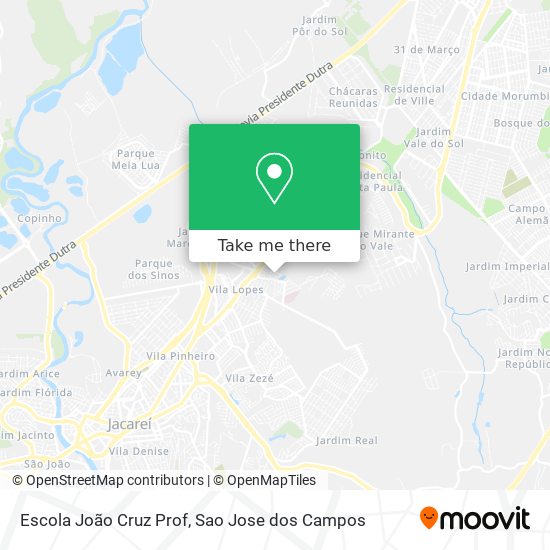 Mapa Escola João Cruz Prof