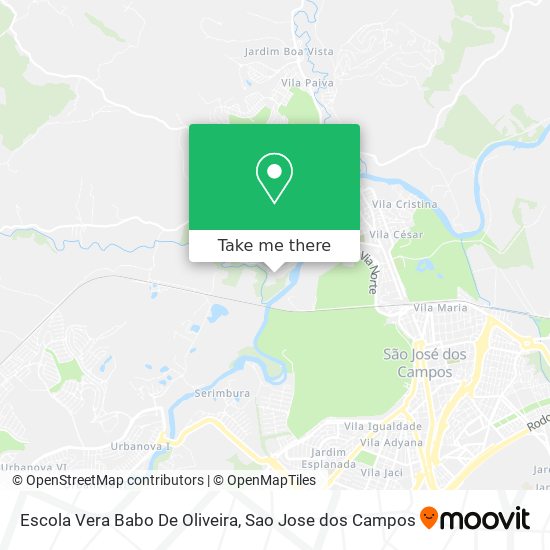 Escola Vera Babo De Oliveira map