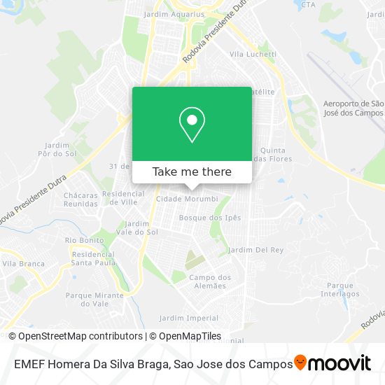 EMEF Homera Da Silva Braga map