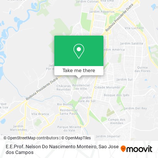 E.E.Prof. Nelson Do Nascimento Monteiro map