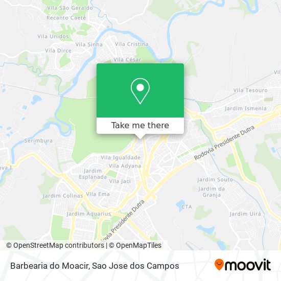 Barbearia do Moacir map