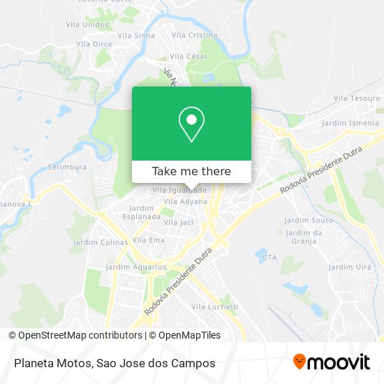 Planeta Motos map