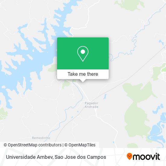 Universidade Ambev map