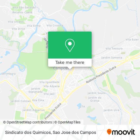 Sindicato dos Quimicos map