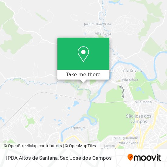 IPDA Altos de Santana map