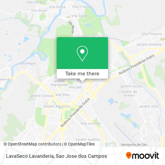 LavaSeco Lavanderia map