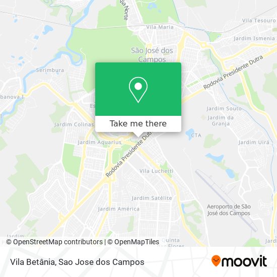 Mapa Vila Betânia