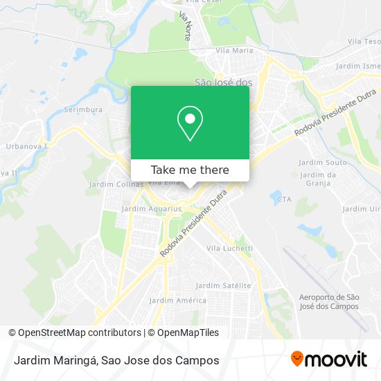 Jardim Maringá map