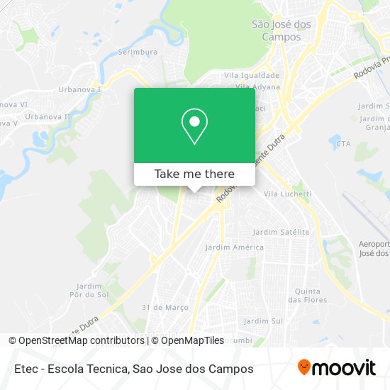 Etec - Escola Tecnica map