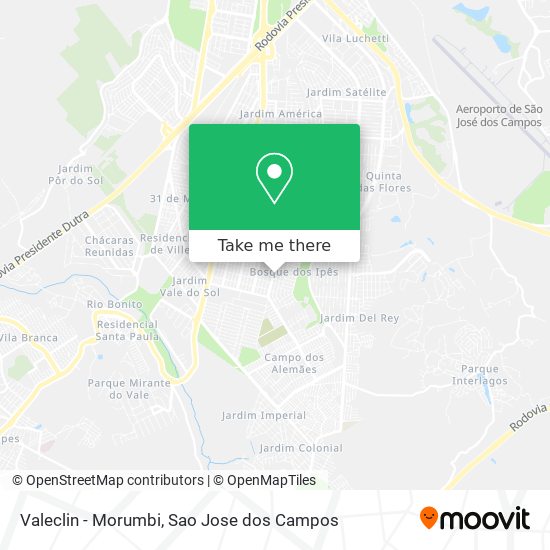 Valeclin - Morumbi map