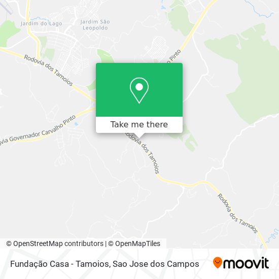 Fundação Casa - Tamoios map