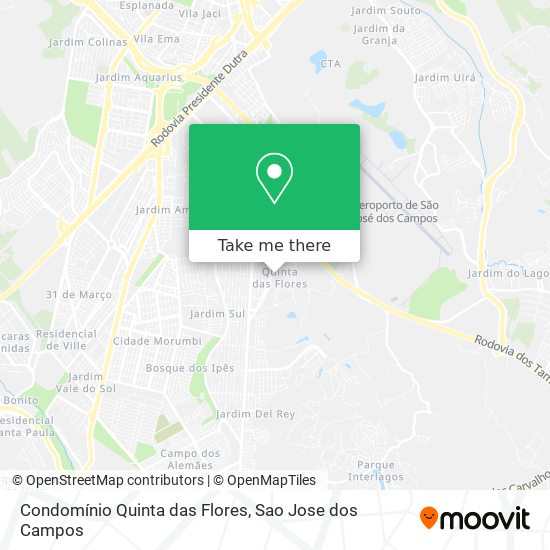 Condomínio Quinta das Flores map