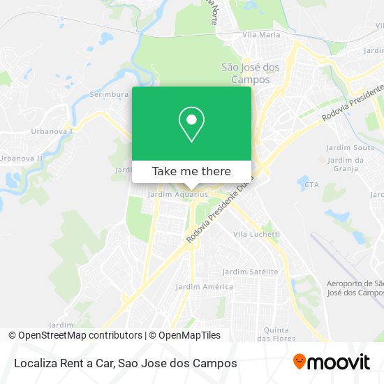 Localiza Rent a Car map