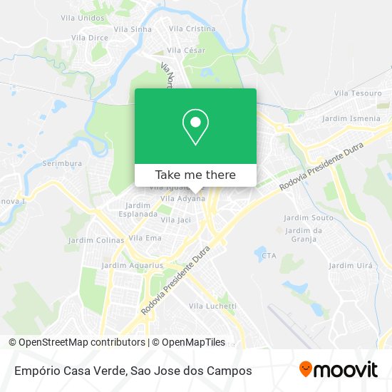 Mapa Empório Casa Verde