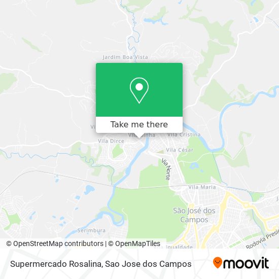 Supermercado Rosalina map