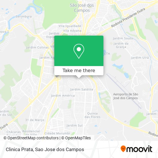 Clinica Prata map