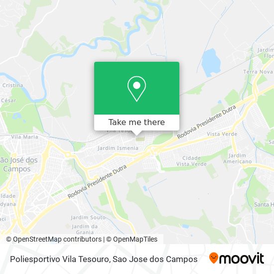 Mapa Poliesportivo Vila Tesouro