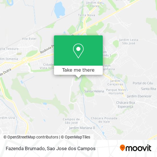 Fazenda Brumado map