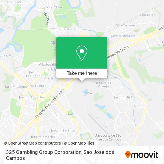 325 Gambling Group Corporation map
