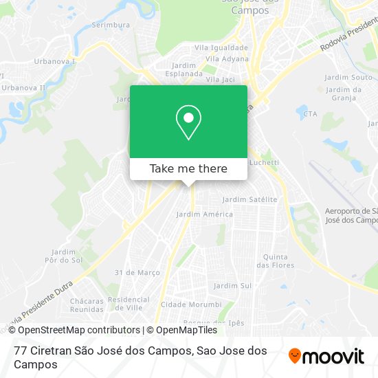 77 Ciretran São José dos Campos map
