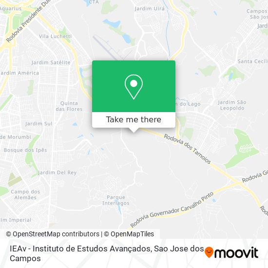 IEAv - Instituto de Estudos Avançados map