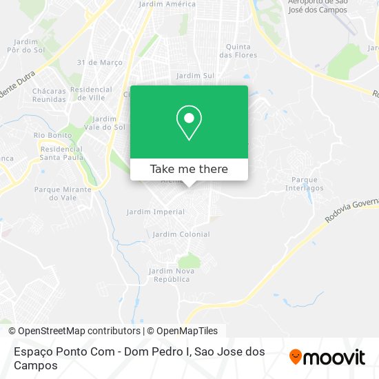 Espaço Ponto Com - Dom Pedro I map