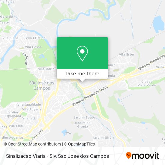 Sinalizacao Viaria - Siv map