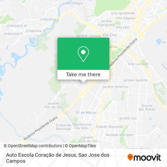 Auto Escola Coração de Jesus map