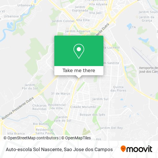 Auto-escola Sol Nascente map