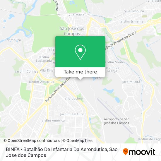 BINFA - Batalhão De Infantaria Da Aeronáutica map