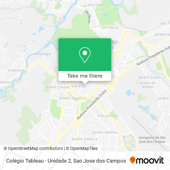 Colégio Tableau - Unidade 2 map