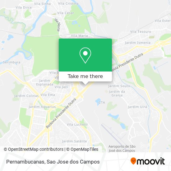 Pernambucanas map