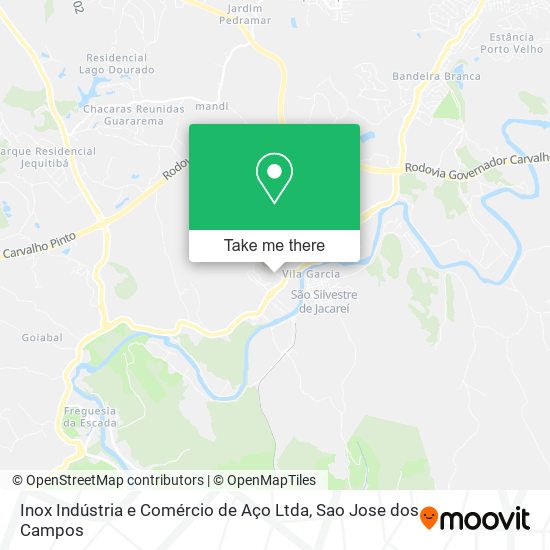 Inox Indústria e Comércio de Aço Ltda map