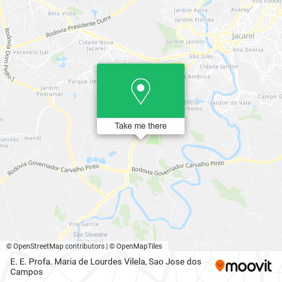 E. E. Profa. Maria de Lourdes Vilela map