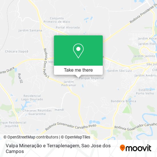 Valpa Mineração e Terraplenagem map
