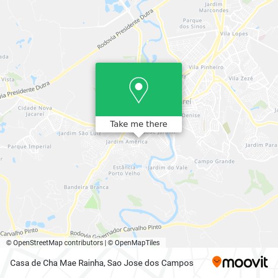 Casa de Cha Mae Rainha map
