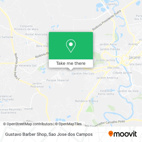 Mapa Gustavo Barber Shop